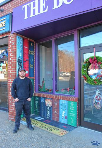 Tyler Hauth, 29, plans to hold a grand opening for The Book Forge at 3 South Main St. in Orange on Jan. 1.