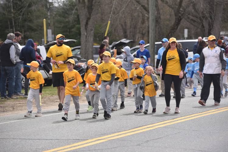 Newt Guilbault kicked off its season on Sunday, with players making their way down Montague Street in Turners to the Newt Guilbault Fields.  