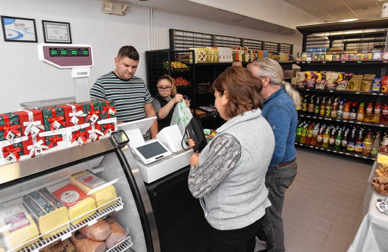 International Supermarket on Main Street in Greenfield opened on Wednesday selling imported goods from Romania, Ukraine, Moldova, Poland and Lithuania.