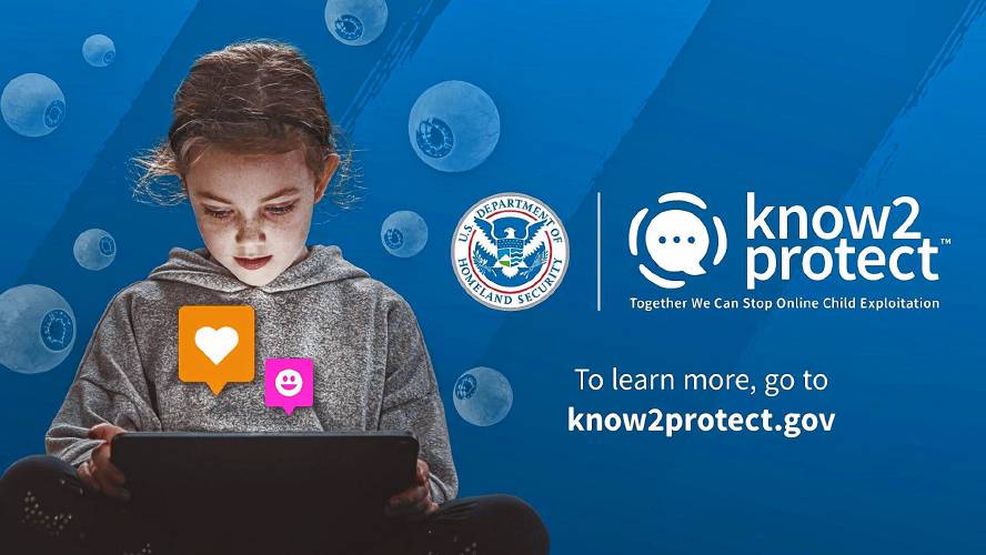 A public awareness campaign unveiled by the U.S. Department of Homeland Security on Wednesday aims to crack down on online child sexual exploitation and abuse.