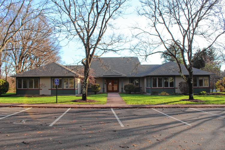 As Sunderland continues to examine the former Sinauer Associates/Oxford University Press building, pictured, as a potential South County Senior Center location, it has scheduled an open house on Saturday, Jan. 27, from 11 a.m. to 1 p.m.