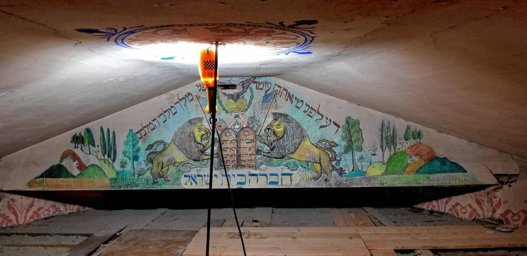 Moving the mural at the former Congregation Beth Israel building in North Adams to the Yiddish Museum in Amherst is estimated to cost $450,000.