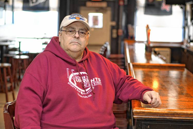 Lew Collins has closed Between The Uprights sports bar at 23 Avenue A in Turners Falls.