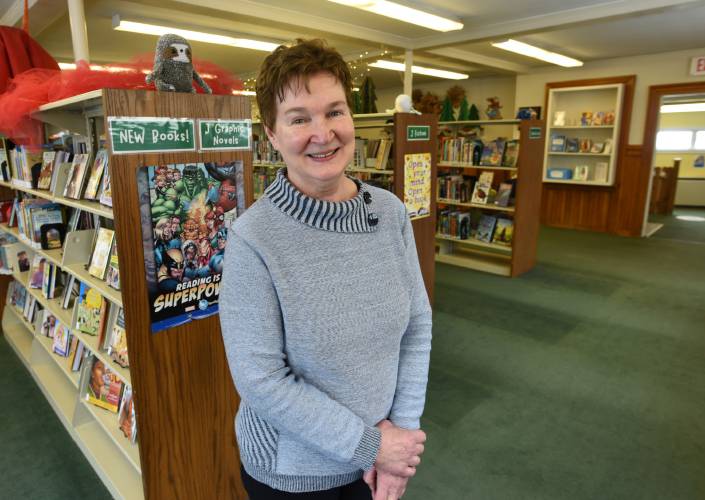 Greenfield Public Library Director Ellen Boyer retired in 2023.