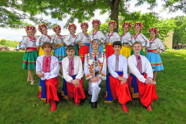 Zolotyj Promin Ukrainian dancers from Hartford, Connecticut will perform at the Eastern European Heritage Festival in Deerfield on Sunday, Oct. 15.