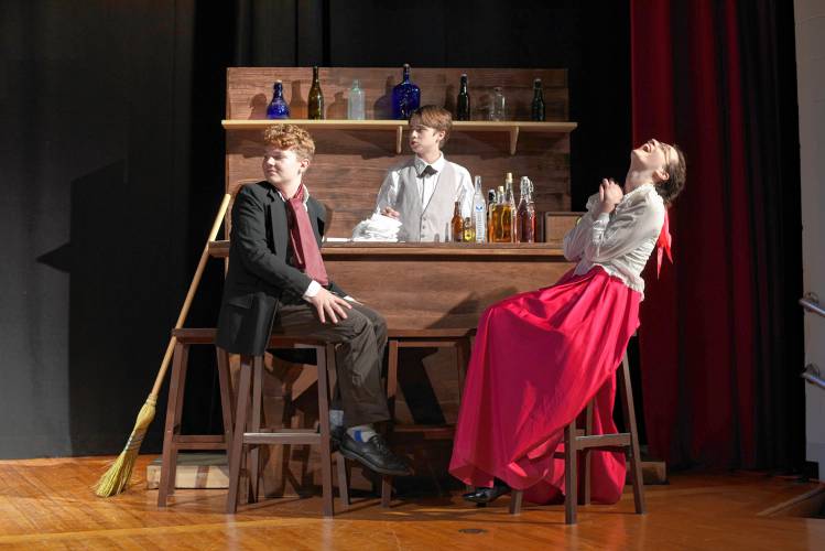 A scene from Frontier Regional School’s production of “Picasso at the Lapin Agile.”