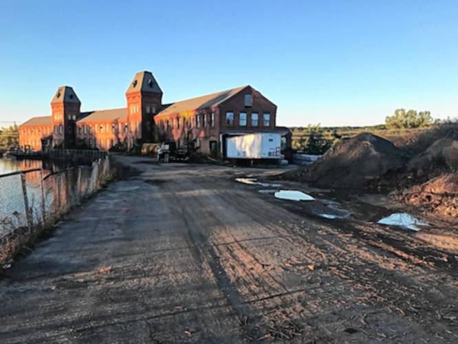 Sublime Systems has signed a lease-to-buy agreement for this property on Water Street in Holyoke, where it proposes to build a clean-tech cement manufacturing plant. The buildings on site have since been razed.