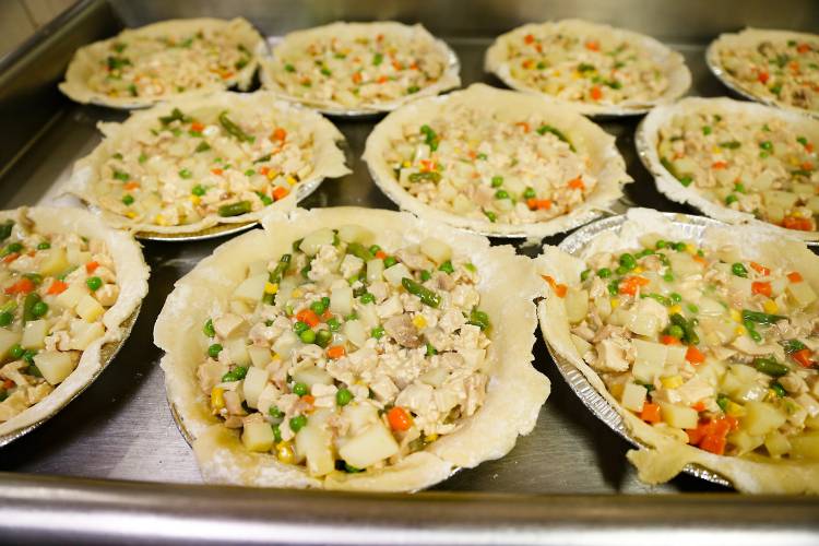 The Bernardston Kiwanis Club’s series of chicken pot pie fundraisers continues this weekend, as the group looks to raise money for Pioneer Valley Regional School’s athletics booster club.