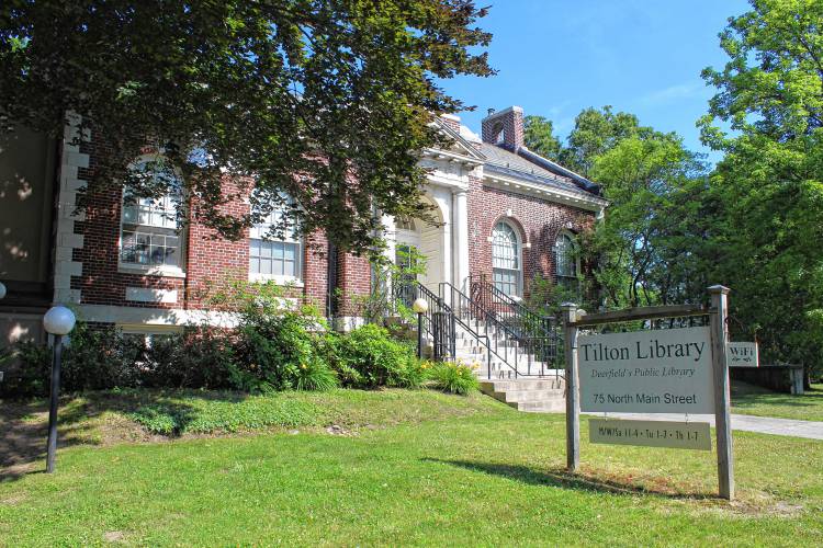 Tilton Library on North Main Street in South Deerfield.