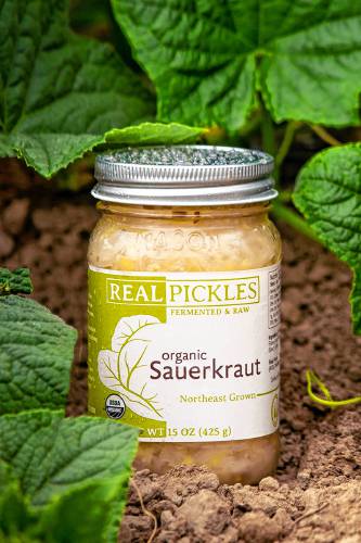 Real Pickles in Greenfield was selected as a finalist for the 2024 Good Food Awards for its organic sauerkraut.