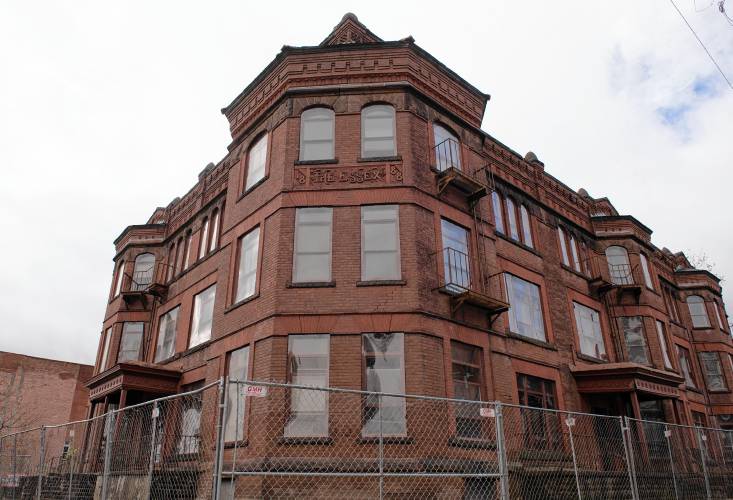 The Essex building in Holyoke is being redeveloped into affordable housing, a project that has received various grant funding and is being overseen by Way Finders in Springfield.