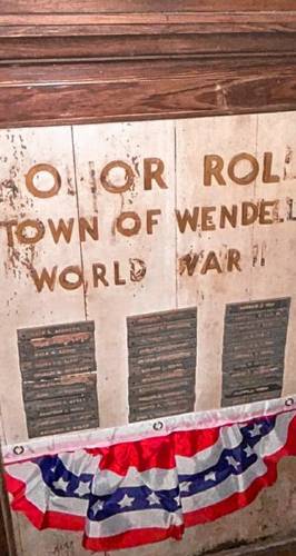 After some detective work, a California man named Jim Gillio learned this World War II memorial originated in Wendell. He plans to restore it and send it back to the town for free.