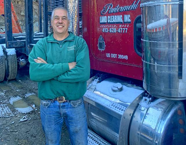 Richard Pantermehl, owner of Pantermehl Land Clearing in Ashfield, was recognized as Massachusetts Wood Producer of the Year from the Massachusetts Forest Alliance.