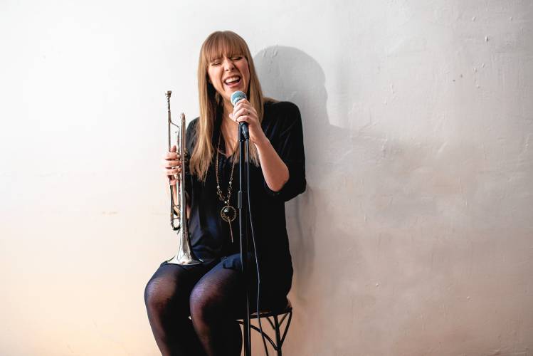 Jazz vocalist and trumpet player Leala Cyr will participate in a family-friendly concert with Musica Franklin students at Sheffield Elementary School in Turners Falls on Thursday, Dec. 14.
