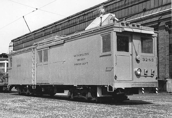 MBTA Line Car 3283, built in 1950.