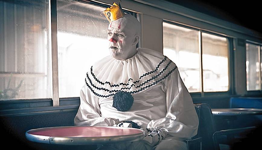 Tickets are on sale for a Friday, March 1 performance by sad clown Puddles Pity Party at the Shea Theater Arts Center in Turners Falls. Puddles is a Pagliacci-type clown with a sad face and a big baritone voice.