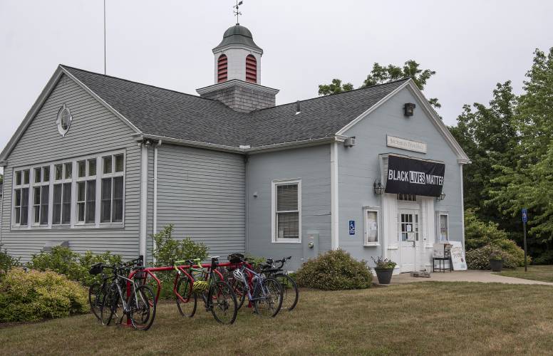 Shutesbury Town Hall at 1 Cooleyville Road.