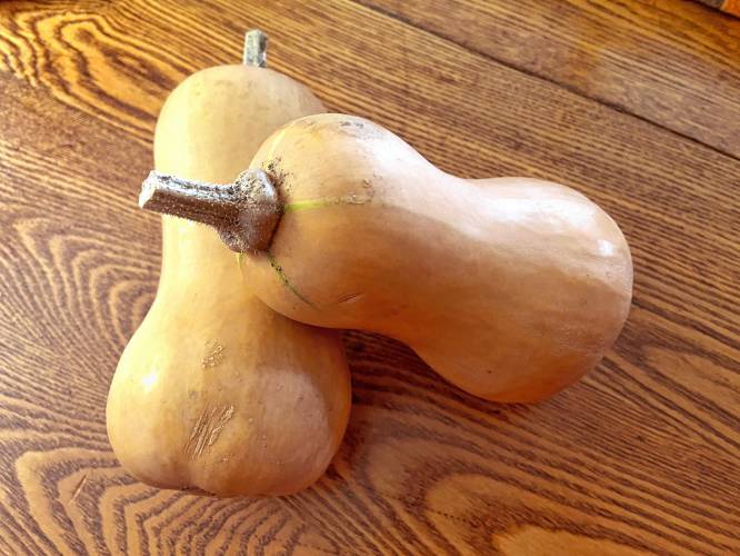 Honeynut squash are great for soups; they’re tiny, sweet, and very manageable. 