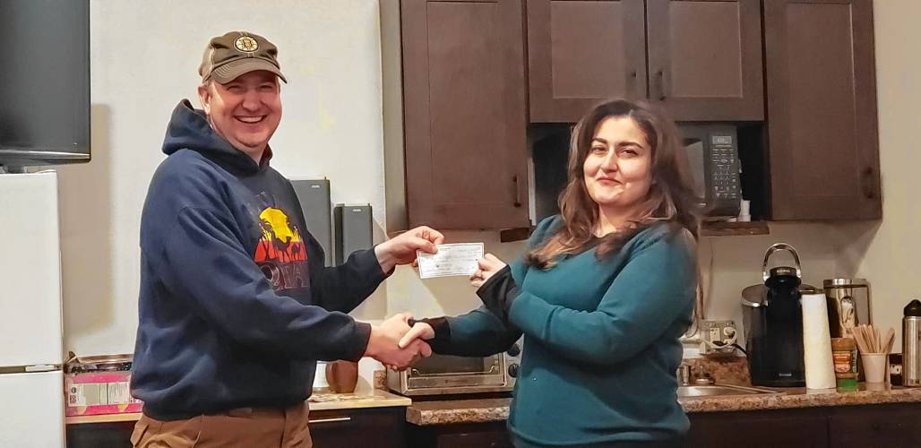 Northfield Kiwanis Club Secretary Samantha Tavares presented a $3,000 grant to the Northfield Recreation Commission during its March 6 meeting that will support subsidies for the Summer Youth Day Program.