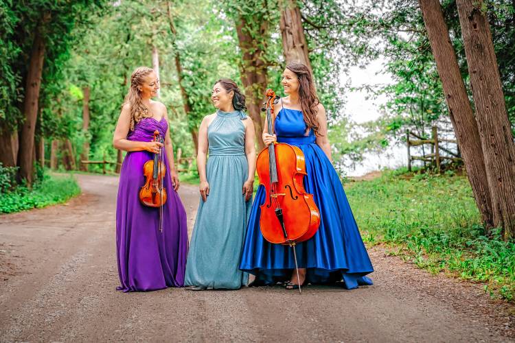 The Champlain Trio will close out the Brick Church Music Series’ 2023-2024 season with a performance Sunday, April 28, at 3 p.m. at the First Church of Deerfield, then a masterclass and panel discussion on April 29 for Deerfield Academy’s Chamber musicians.