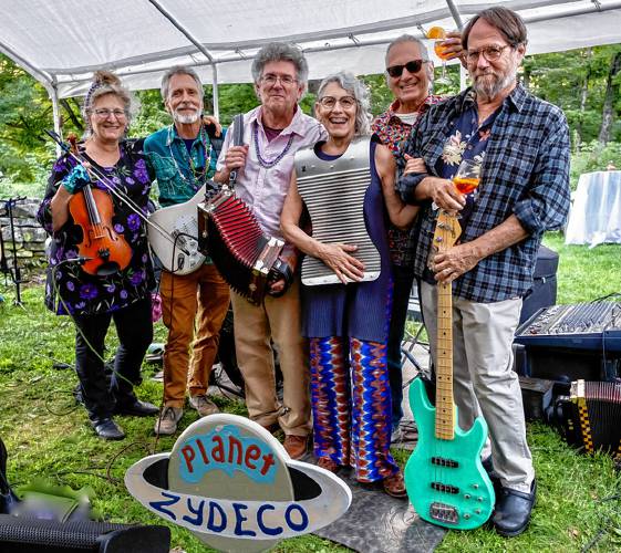 Planet Zydeco performs at 2 p.m. at the Zydeco dance fest this Sunday at Hawks & Reed in Greenfield. All ages and levels of experience are welcome.