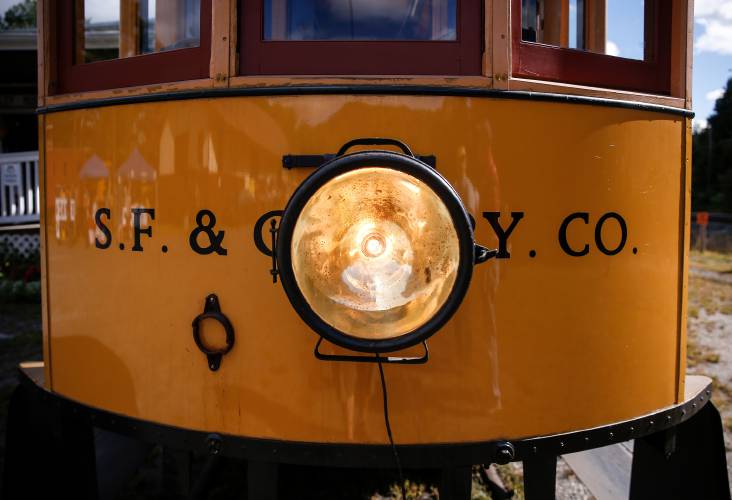 Trolley No. 10 will offer rides to passengers during the annual Trolleyfest at the Shelburne Falls Trolley Museum on Saturday, Sept. 30.