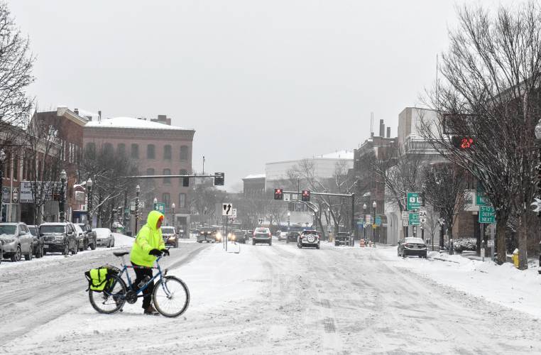 A winter storm blanketed Greenfield and the surrounding area with snow on Jan. 16. Although the National Weather Service canceled its winter storm warning for Greenfield and other parts of Franklin County, the region is still anticipating 1 to 3 inches of snowfall on Tuesday.