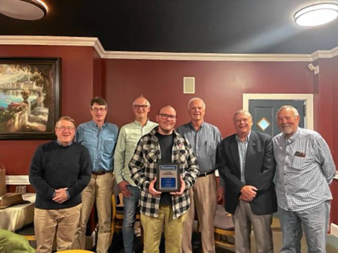 The Greenfield Kiwanis Club recently honored some of its longtime members.