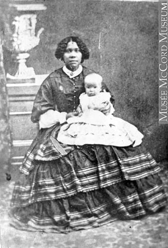 Photograph, nurse and baby, copied for Mrs. Farquharson in 1868, (Anonymous).