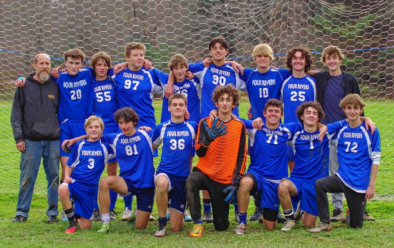 The Four Rivers boys soccer team captured the River Valley Athletic League title on Saturday with a 3-1 win over Eagle Hill.