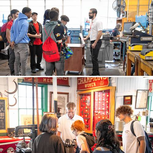 The L.S. Starrett Co., a manufacturer of precision measuring tools and gages, metrology systems and more in Athol, opened its doors to students and the community on Oct. 6 for Manufacturing Day.