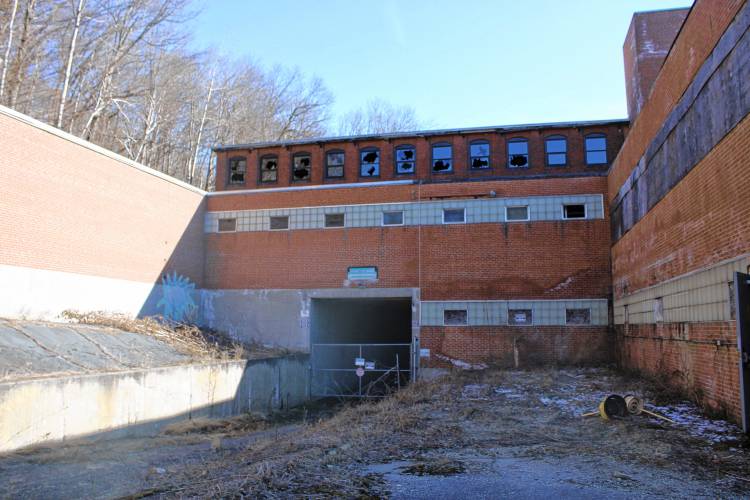 The former International Paper mill in Erving. 