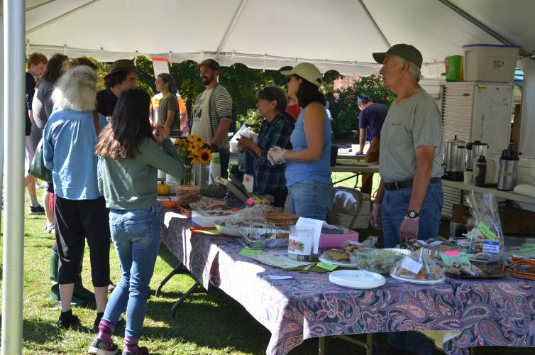 Café Conway sells baked goods and refreshments at Conway’s 59th Festival of the Hills on Sunday.