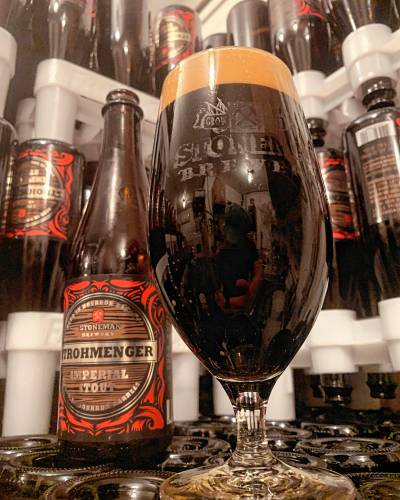 To mark its 11th anniversary, Stoneman Brewery in Colrain is releasing its Strohmenger Bourbon Barrel-Aged Imperial Stout.