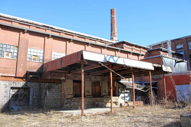 The former International Paper mill in Erving. 